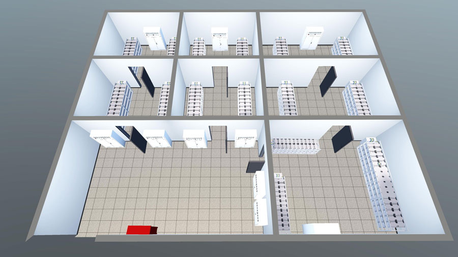 3D機房監(jiān)控界面設(shè)計