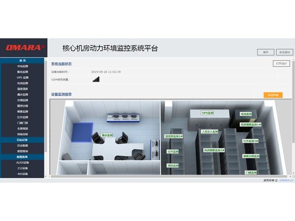 為北京某醫(yī)院設計的核心機房動力環(huán)境監(jiān)控系統(tǒng)平臺