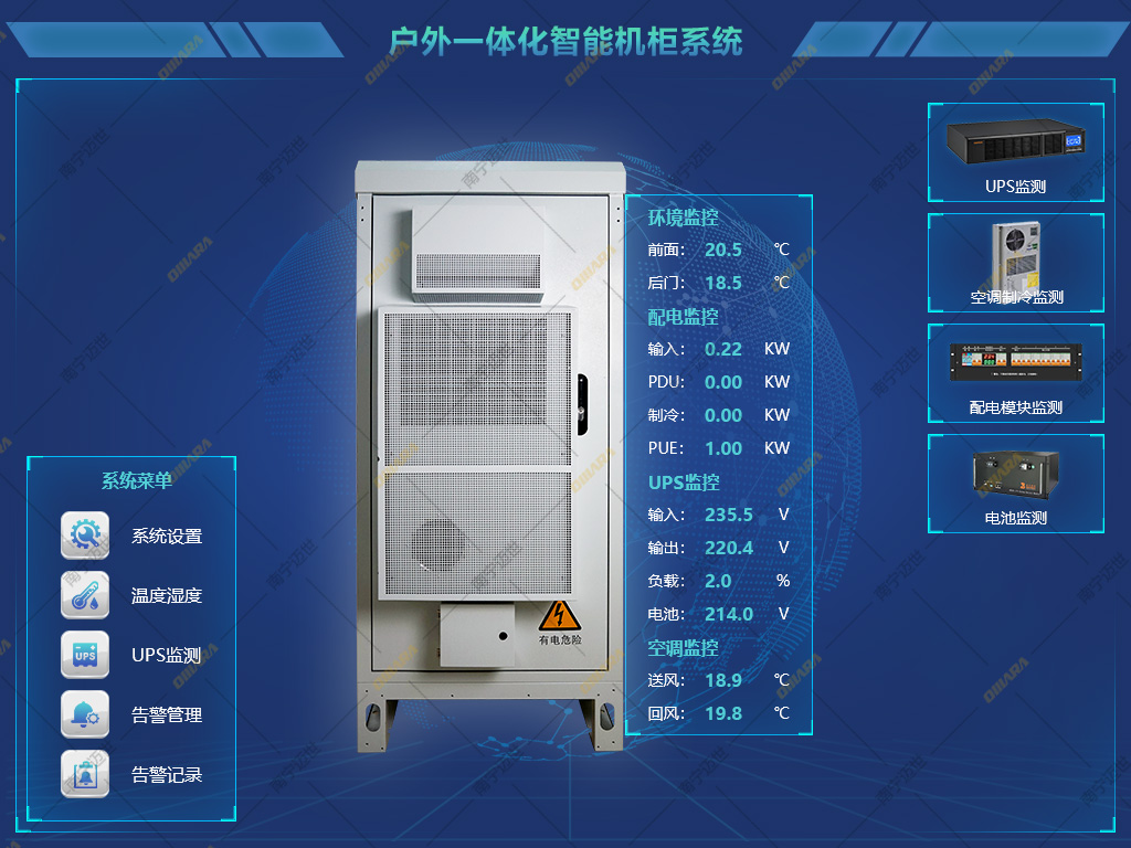 機柜監(jiān)控發(fā)短信報警設(shè)備，異常情況及時知